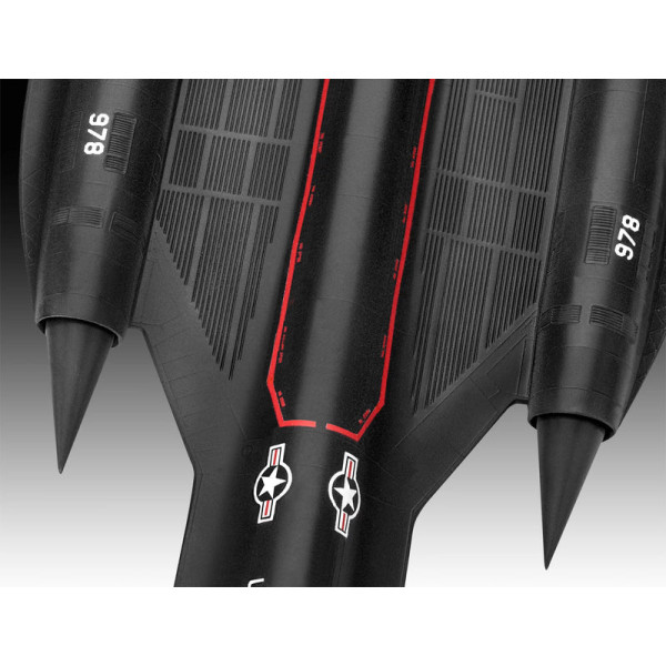 Фото - Набор для моделирования техники Revell модель самолет Lockheed SR-71 Blackbird 1:110 (RVL-03652)