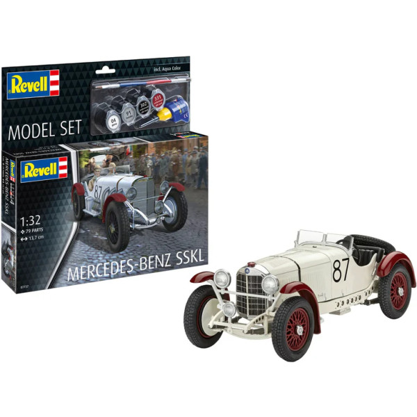 Фото - Набор для моделирования техники Revell набор автомобиль Mercedes-Benz SSKL 1:32 (RVL-67737) Фото - Набор для моделирования техники Revell набор автомобиль Mercedes-Benz SSKL 1:32 (RVL-67737)