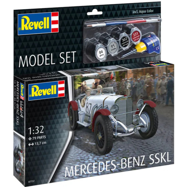 Фото - Набор для моделирования техники Revell набор автомобиль Mercedes-Benz SSKL 1:32 (RVL-67737)