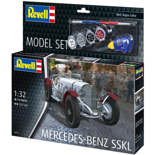 Фото - Набор для моделирования техники Revell набор автомобиль Mercedes-Benz SSKL 1:32 (RVL-67737)