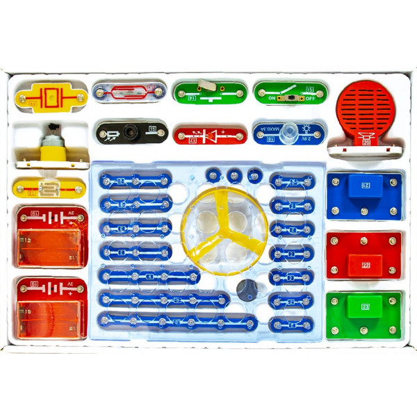 Фото - Електронний конструктор Znatok Construction Kits Znatok (180 схем) (REW-K003)