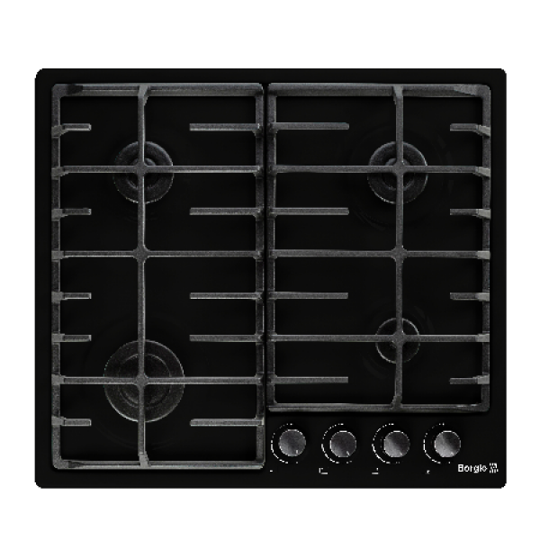 Фото - Варильна поверхня газова Borgio 6940-17 FFD Black Rustic