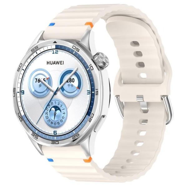 Фото - Ремешок для смарт-часов BeCover Ribbed Tape (22mm) for Xiaomi Watch 2 Pro / S4 / S3 / S1 Pro / S1 / S1 Active Cream (714294)