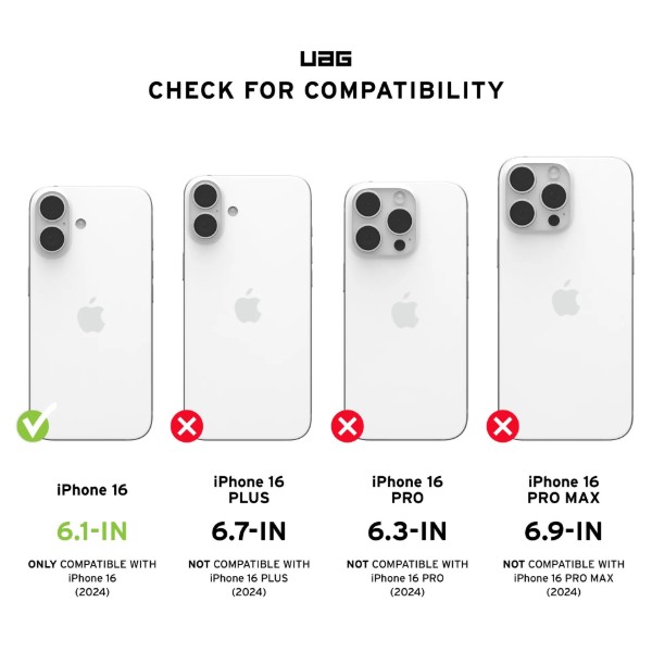 Фото - Чехол для смартфона UAG for iPhone 16, Monarch Pro Magsafe, Kevlar Black (114458113940)