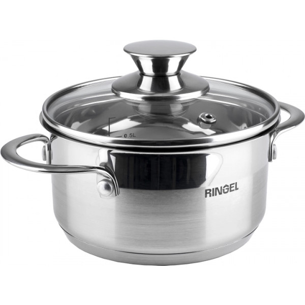 Фото - Кастрюля Ringel Klein 14 см (1.0 л) с кр. (RG-2007-14)