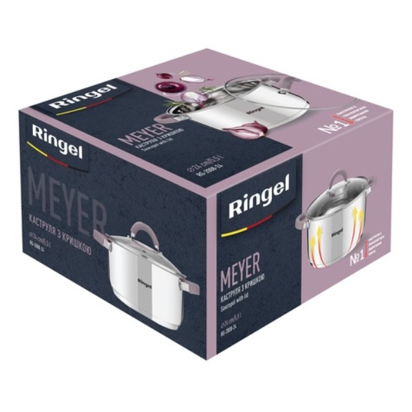 Фото - Кастрюля Ringel Meyer 20 см 3.2 л (RG-2008-20)