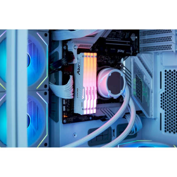 Фото - Пам'ять DDR Kingston Fury Beast RGB DDR5-5200 64GB (2x32GB) CL40-40-40 1.25V XMP (KF552C40BWAK2-64)