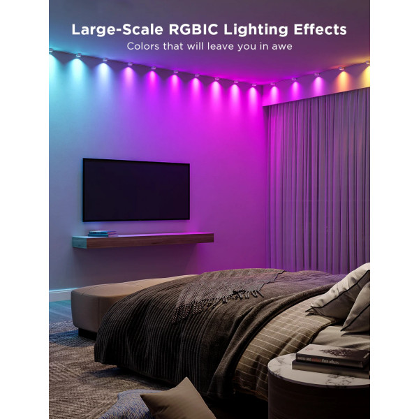 Фото - Светодиодная лента Govee H608B String Downlights RGBIC WI-FI/Bluetooth White 3 m (H608B301)