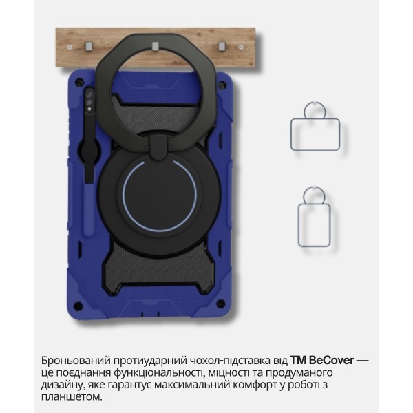 Фото - Чохол для планшету BeCover for Samsung Galaxy Tab S10 FE Plus (SM-X620/SM-X626) 13.1" Blue (714565)