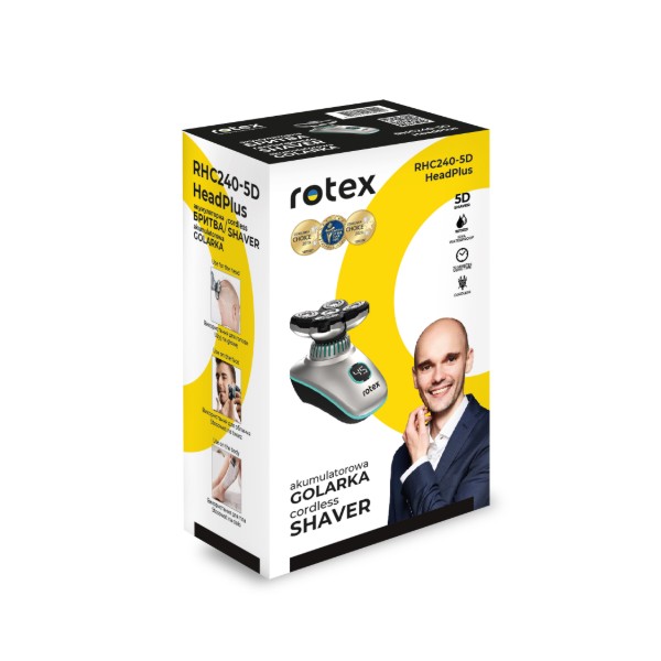 Фото - Бритва для головы Rotex RHC240-5D HeadPlus