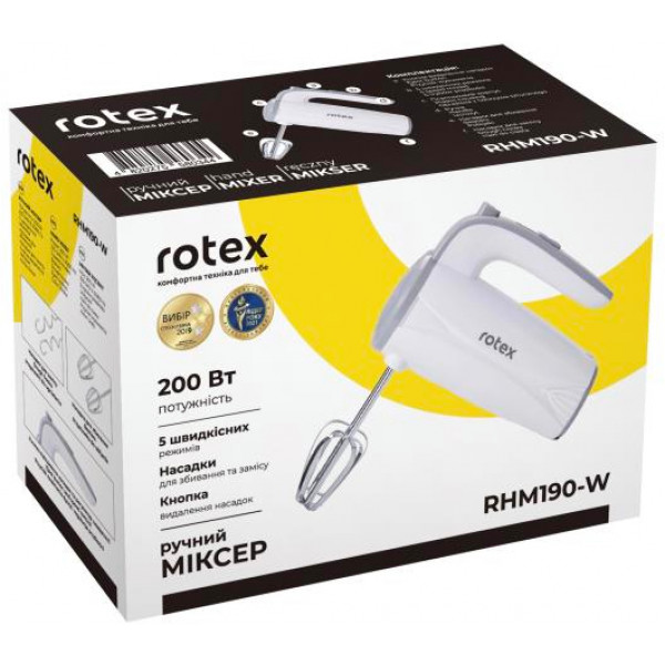 Фото - Миксер Rotex RHM190-W