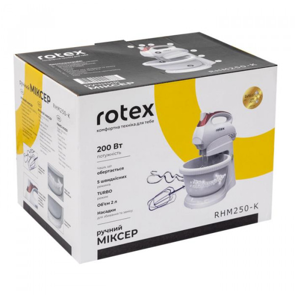Фото - Уценка - Миксер с чашей Rotex RHM250-K