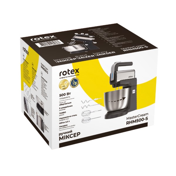 Фото - Міксер з чашею Rotex RHM500-S MasterCream