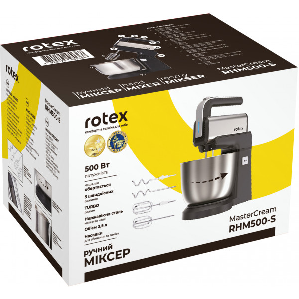 Фото - Миксер с чашей Rotex RHM500-S MasterCream