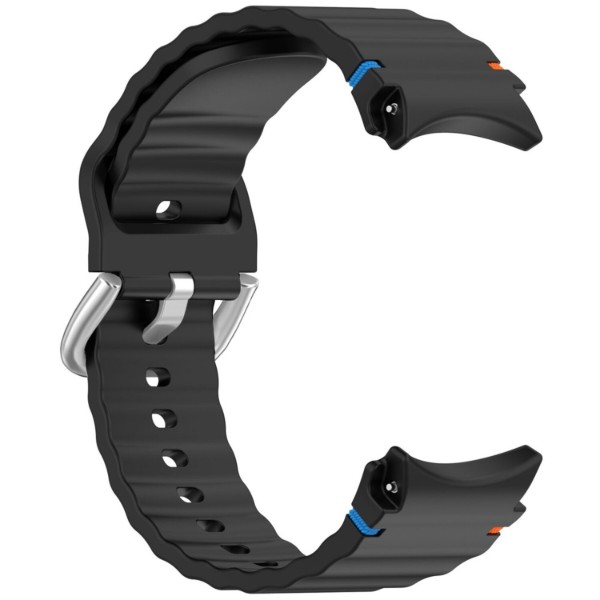 Фото - Ремінець для смарт-годинника BeCover Ribbed Tape (20mm) for Samsung Galaxy Watch 7 (40/44mm) / 7 FE / 6 / 6 Classic / 5 / 5 Pro / 4 / 4 Classic / Watch 3 (41mm) Black (712037)