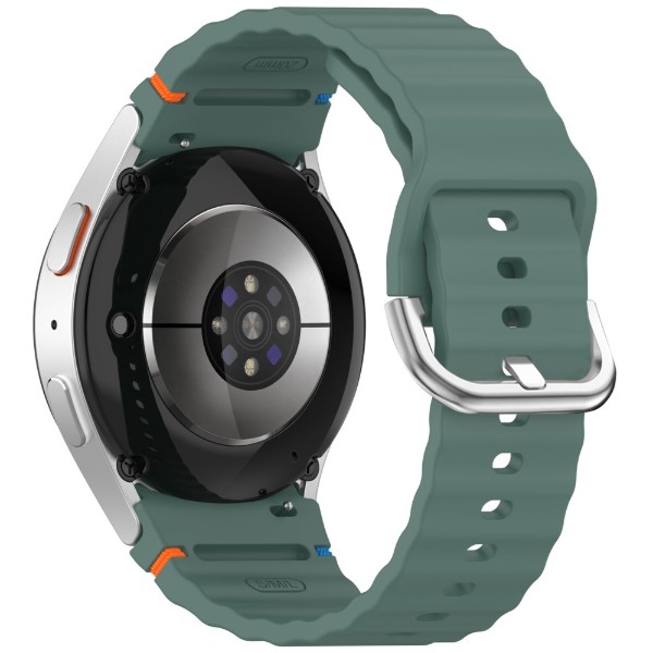 Фото - Ремінець для смарт-годинника BeCover Ribbed Tape (20mm) for Samsung Galaxy Watch 7 (40/44mm) / 7 FE / 6 / 6 Classic / 5 / 5 Pro / 4 / 4 Classic / Watch 3 (41mm) Dark Green (712041)