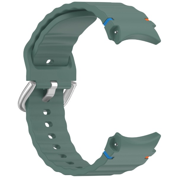 Фото - Ремінець для смарт-годинника BeCover Ribbed Tape (20mm) for Samsung Galaxy Watch 7 (40/44mm) / 7 FE / 6 / 6 Classic / 5 / 5 Pro / 4 / 4 Classic / Watch 3 (41mm) Dark Green (712041)