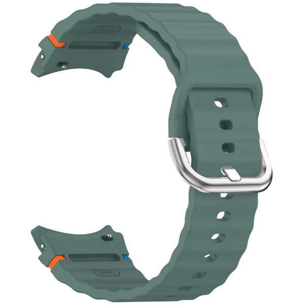 Фото - Ремінець для смарт-годинника BeCover Ribbed Tape (20mm) for Samsung Galaxy Watch 7 (40/44mm) / 7 FE / 6 / 6 Classic / 5 / 5 Pro / 4 / 4 Classic / Watch 3 (41mm) Dark Green (712041)