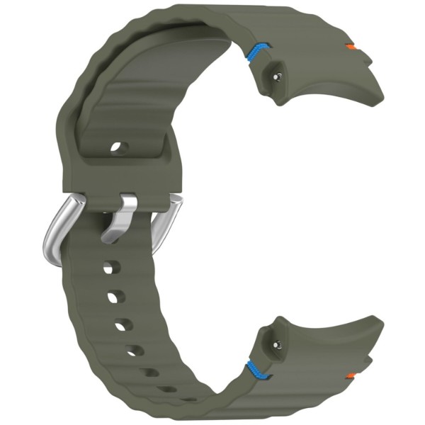 Фото - Ремінець для смарт-годинника BeCover Ribbed Tape (20mm) for Samsung Galaxy Watch 7 (40/44mm) / 7 FE / 6 / 6 Classic / 5 / 5 Pro / 4 / 4 Classic / Watch 3 (41mm) Khaki (712043)