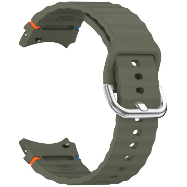 Фото - Ремінець для смарт-годинника BeCover Ribbed Tape (20mm) for Samsung Galaxy Watch 7 (40/44mm) / 7 FE / 6 / 6 Classic / 5 / 5 Pro / 4 / 4 Classic / Watch 3 (41mm) Khaki (712043)