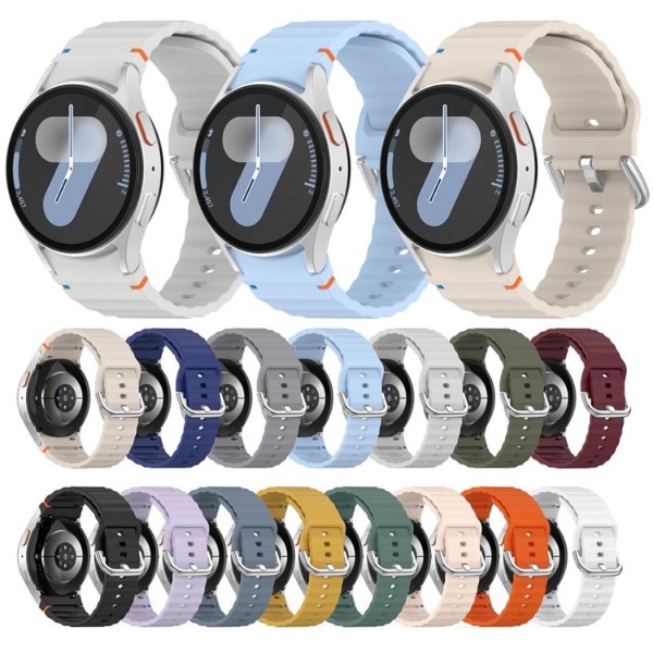 Фото - Ремінець для смарт-годинника BeCover Ribbed Tape (20mm) for Samsung Galaxy Watch 7 (40/44mm) / 7 FE / 6 / 6 Classic / 5 / 5 Pro / 4 / 4 Classic / Watch 3 (41mm) Khaki (712043)