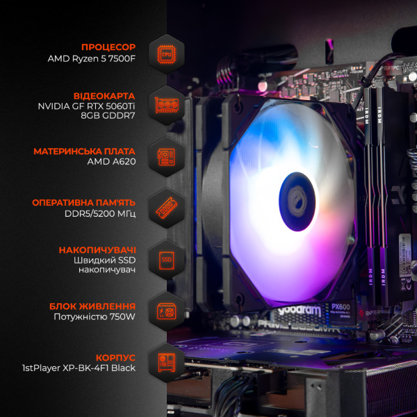 Фото - Системный блок Expert PC Ultimate (A7500F.32.S1.5060T.A6299)