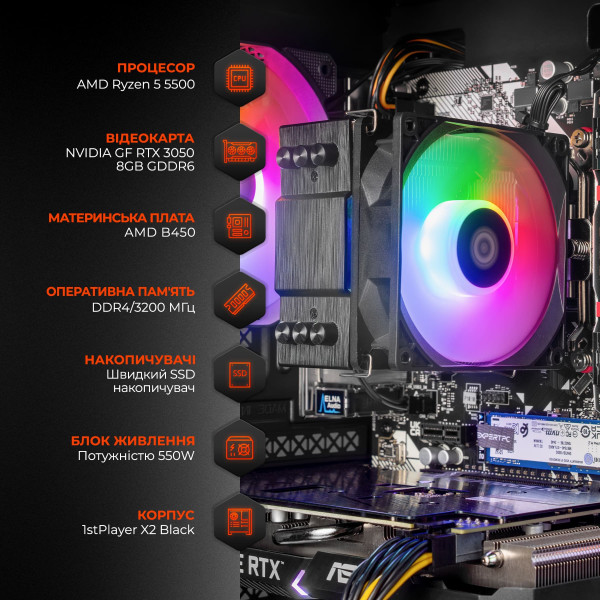 Фото - Уцінка - Системний блок Expert PC Ultimate (A5500.16.S10.3050.A6279)