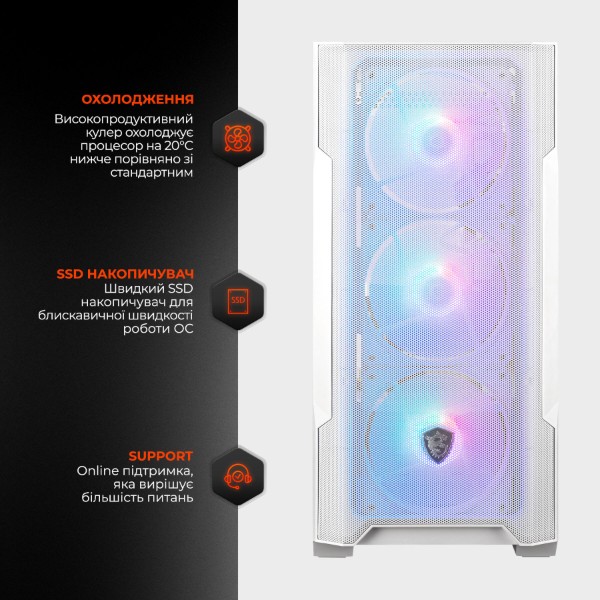 Фото - Системний блок Expert PC Play Ryzen 5 5600 / RTX 5050 / DDR4 16Gb / SSD 1Tb (A5600.16.S10.5050.A6518)