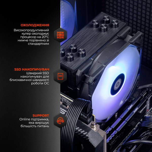 Фото - Системный блок Expert PC Ultimate (I12400F.32.S1.4060.A6114)