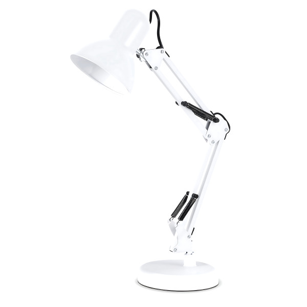 Фото - Настільна лампа Євросвітло Ridy-027 STD-01 E27 Біла (000060190)