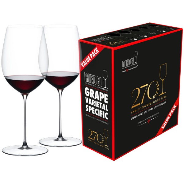 Фото - Набір келихів Riedel Bordeaux Grand Cru Superleggero 2 шт. (7425/00-270)