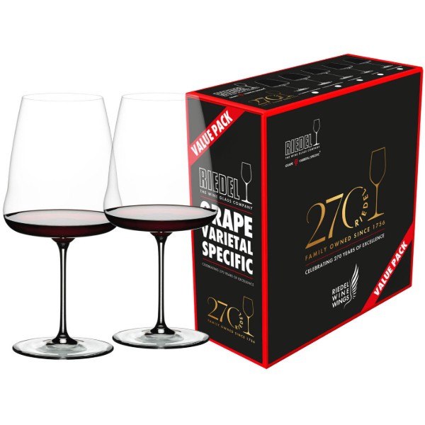 Фото - Набір келихів Riedel Cabernet/Merlot  WINEWINGS 2 шт. (7234/0-270)