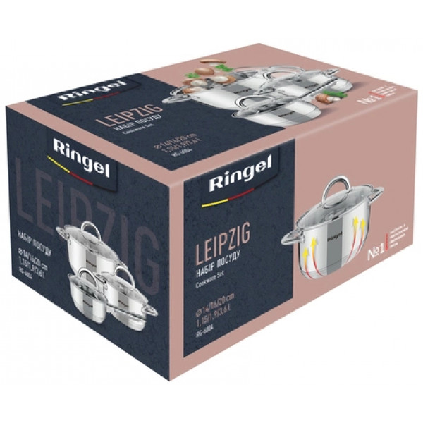Фото - Набір посуду Ringel Leipzig 6 пр. (RG-6004)