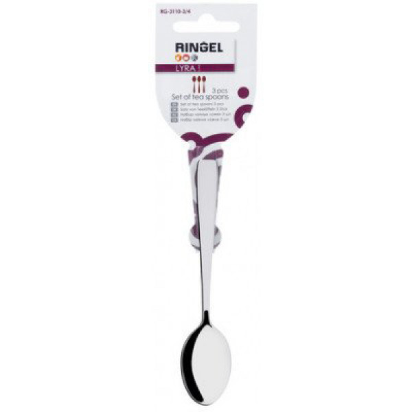 Фото - Набор чайных ложек Ringel Lyra 3 шт. (RG-3110-3/4)