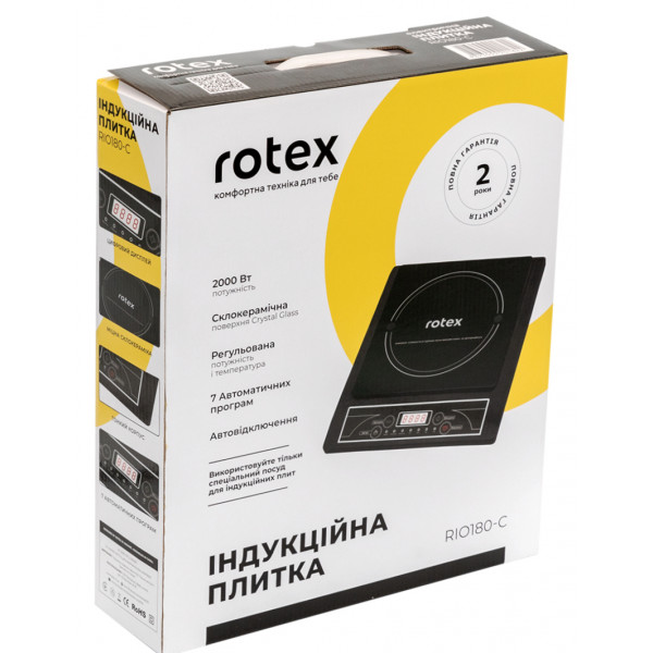 Фото - Плита электрическая настольная Rotex RIO180-C