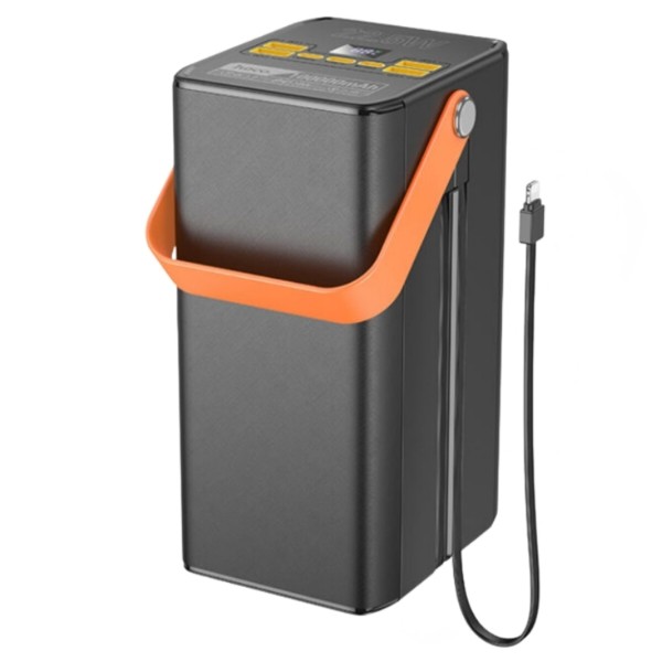 Фото - Батарея мобільна HOCO DB49 Action 22.5W +вбудовані кабелі +LED 100000 mAh Black (715352)