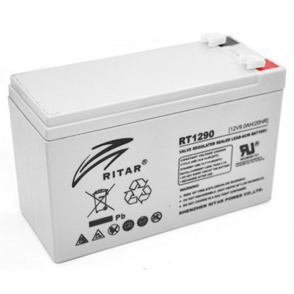 Фото - Акумулятор для ДБЖ Ritar 12V 9AH (RT1290) AGM