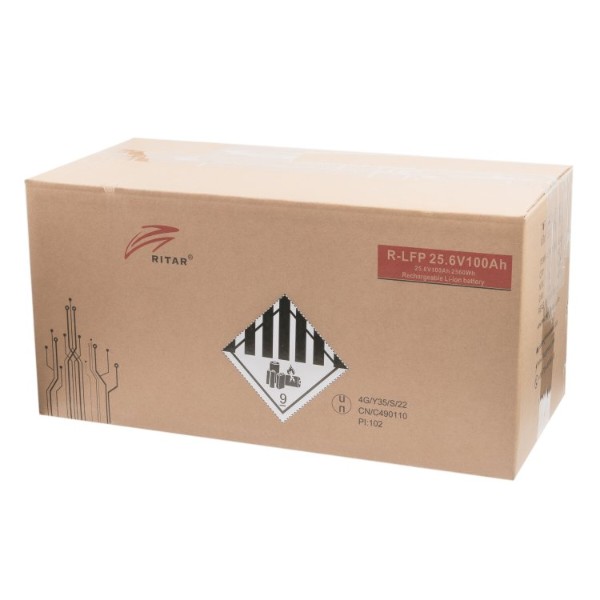 Фото - Акумулятор для ДБЖ Ritar 24V 100 Ah (R-LFP25.6V100Ah)