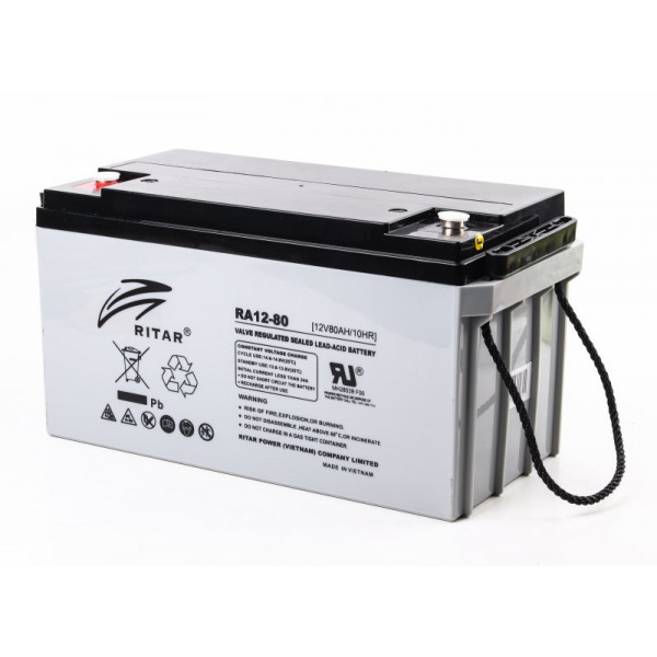 Фото - Аккумулятор для ИБП Ritar AGM 12V-80Ah (RA12-80)
