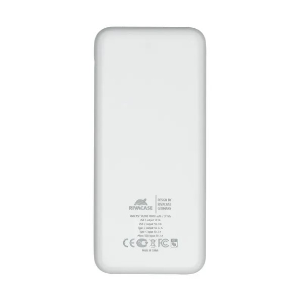 Фото - Батарея мобільна RIVACASE 10000 mA (VA2041 White)