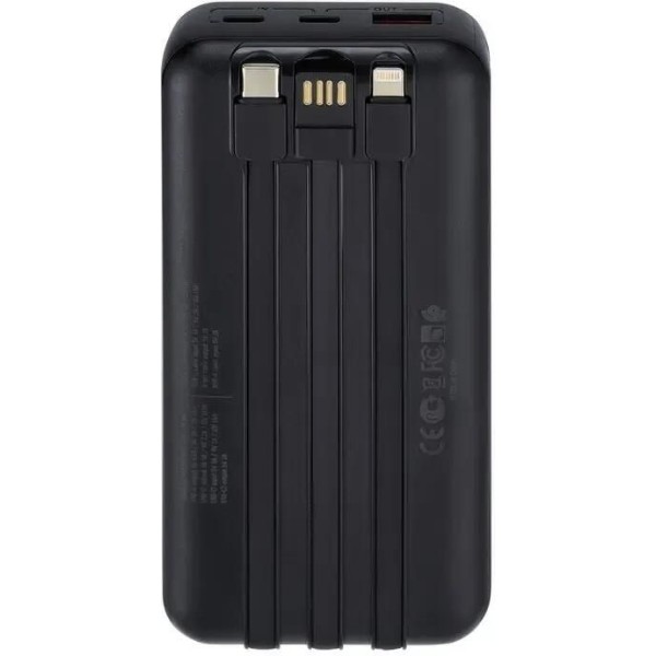 Фото - Батарея мобильная RIVACASE 20000 mA QC/PD 22,5 Вт (VA2221 Black)