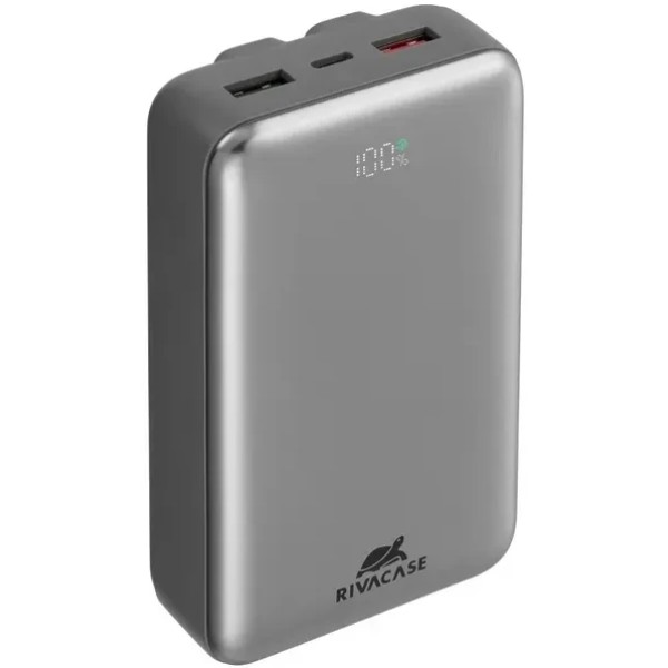 Фото - Батарея мобильная RIVACASE 20000 mA QC/PD 30 Вт (VA2612 Grey) Фото - Батарея мобильная RIVACASE 20000 mA QC/PD 30 Вт (VA2612 Grey)