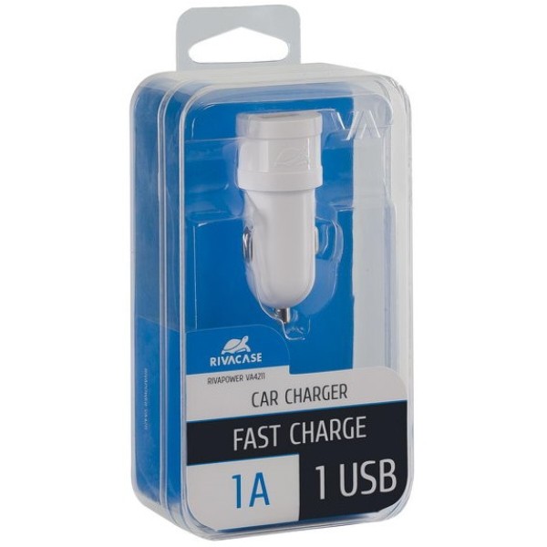 Фото - Автомобільний зарядний пристрій RIVACASE VA4211 W00 (White)