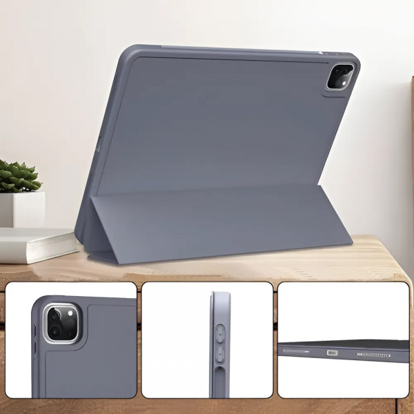 Фото - Чохол для планшету BeCover Tri Fold Soft TPU з кріпленням Apple Pencil for Apple iPad Pro 11 2020/2021/2022 Purple (711114)
