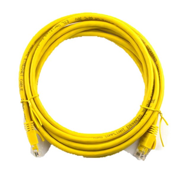 Фото - Кабель патч-корд Ritar RJ45 Cat.5e 1.5 m Yellow (PCR-CU/1.5Yw/04284)