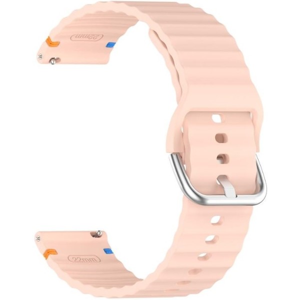 Фото - Ремінець для смарт-годинника BeCover Ribbed Tape (22mm) for Huawei Watch GT 5 / GT 4 (46mm) / GT 3 (46mm) / GT 2 (46mm) / GT 2 Pro / Watch GS Pro Pink (714290)