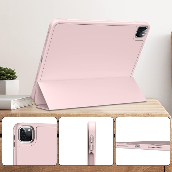 Фото - Чехол для планшета BeCover Tri Fold Soft TPU с креплением Apple Pencil for Apple iPad Pro 11 2020/2021/2022 Pink (711113)