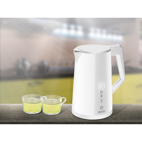 Фото - Электрический чайник ECG RK 1893 Digitouch White