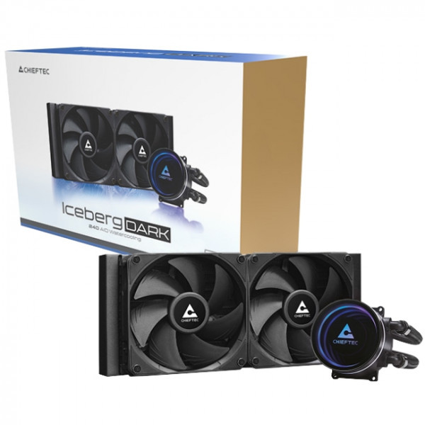 Фото - Водяная система охлаждения Chieftec Iceberg 240 DARK (CLC-240-BLK)