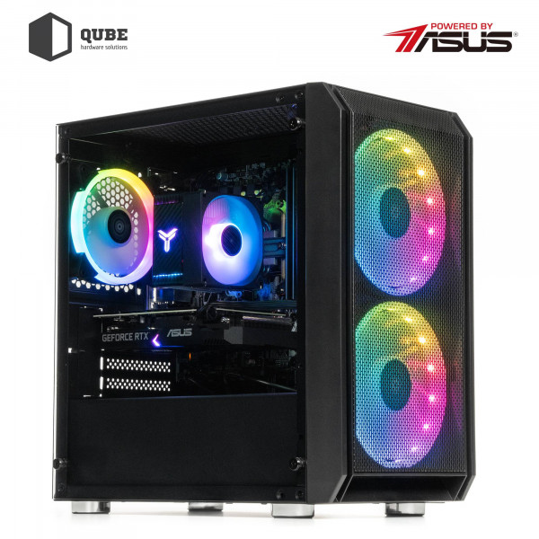 Фото - Системный блок QUBE QB i3 14100F RTX 3050 8GB NM 3242 (i314100FRTX30508GBNM3242)